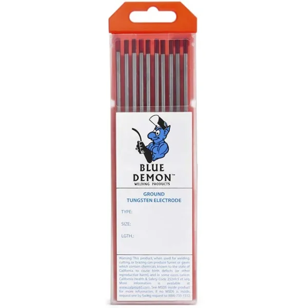 Blue Demon 2% Thoriated Tungsten, 10/pk – TE2T
