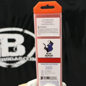 Blue Demon 2% Thoriated Tungsten, 10/pk – TE2T