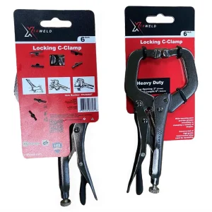 TPLR09RT XTRweld 09 In Pliers, C, Locking, Steel Black Nickel Chrome