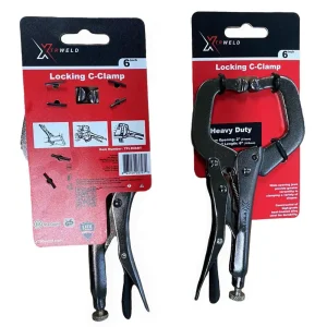 TPLR11RT XTRweld 11 In Pliers, C, Locking, Steel Black Nickel Chrome