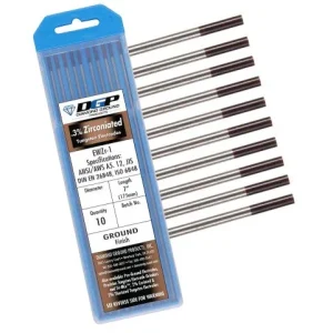 Diamond Ground 0.3% Zirconiated Tungsten Electrode ZI-1/8
