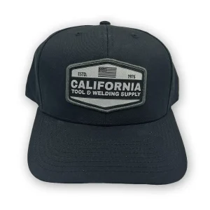 CALIFORNIA TOOL & WELDING SUPPLY HAT, FLAG, BLACK