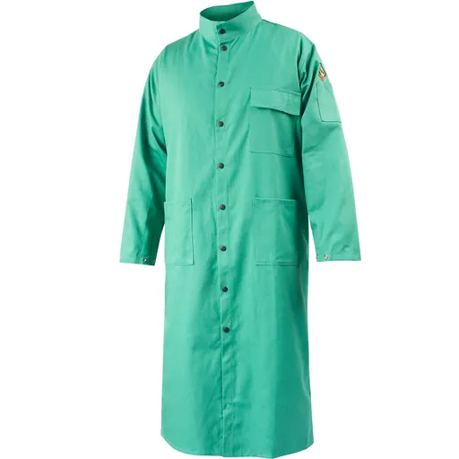 Black Stallion FR Cotton Shop Coat, 50″ Length, X-Large | 60-8053-XL