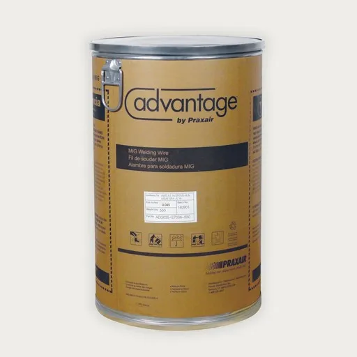 Advantage Welding Wire, Mild Steel, 70S6, 0.045″, 550 Lb Drum | 045-E70S6550