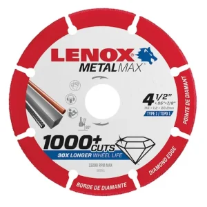 Lenox MetalMax Circular Saw Blade, 4.5″ D, 0.050″ T, 7/8″ Arbor | 1972921
