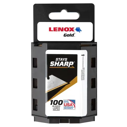 American Saw & Mfg. Co. Lenox Gold Utility Knife Blade , 100/pk | 20352GOLD100D