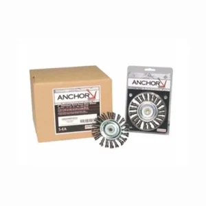 Anchor 102 Wire Wheel Brush – 4 in – Stainless Steel | 102-4S58S