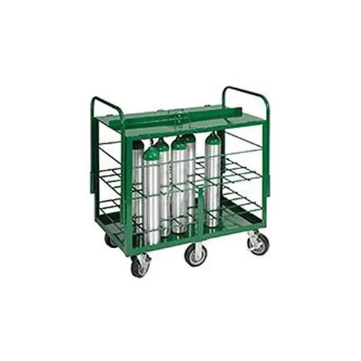Anthony Welded Products Lock-top Cart, 40-E Cylinder | 6406-LTL