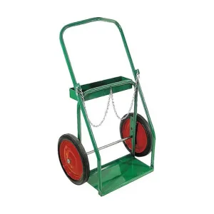 Anthony Welded Products Low Rail Frame Medium Size Cylinder Cart w/ Chain | 8-14
