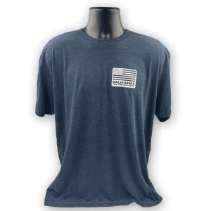 CALIFORNIA TOOL & WELDING SUPPLY T-SHIRT, FLAG, BLUE X LARGE