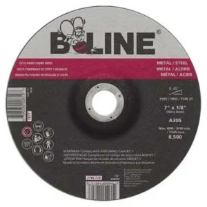 B-Line Depressed Center Wheel – 7 in – 1/8 in – 40 | 903-787T