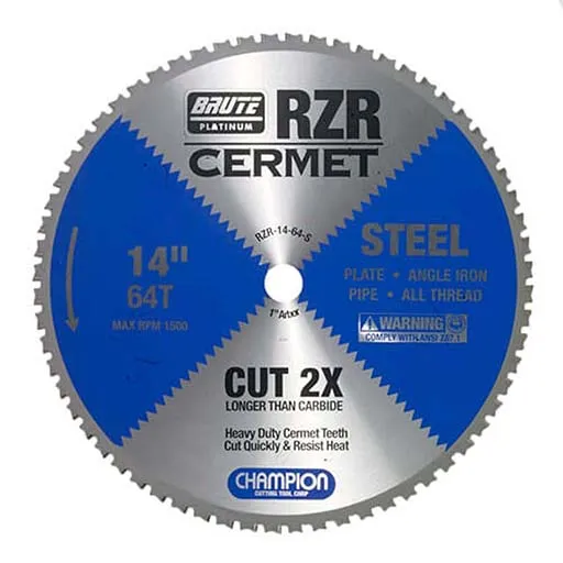 Champion Circular Saw Blade – 14 in | RZR-14-64-S