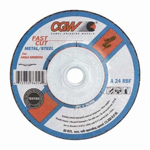 Osa Depressed Center Wheel – 9 in – Aluminum Oxide | 35655