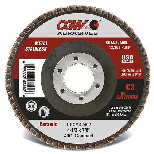 C3 Flap Disc – 5/8-11 – Medium – 36 | 42411