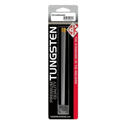 CK Worldwide Electrode 1.5% Lan 1/8×7 3/Pk | T187GL-3