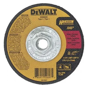 Dewalt Cutting Wheel – 4-1/2 in – 13300 RPM – 5/8 in | DW8062H