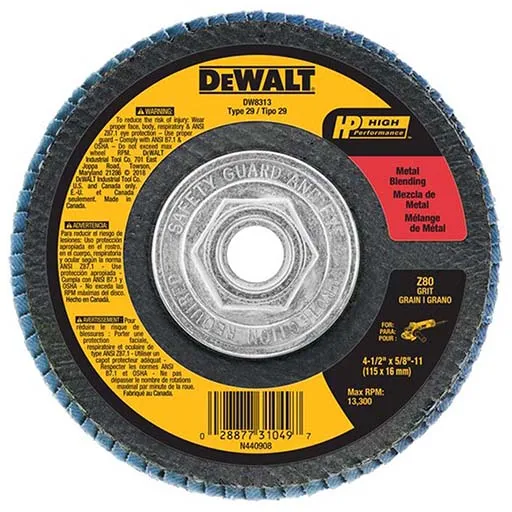 Dewalt – High Performance Flap Disc – 5/8-11 in – Medium – 60 | DW8329