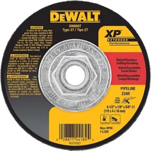 Dewalt – Xp Depressed Center Wheel – 4-1/2 in | DW8809