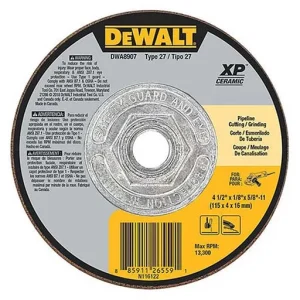 Dewalt – Xp Depressed Center Wheel – 4-1/2 in | DWA8907