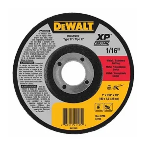 Dewalt – Xp Cut-Off Wheel – 7 in – 8700 RPM | DWA8923