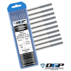 Diamond Ground Products TUNGSTEN 2% CER 1/16X7 PREM | CE2-1/16-W