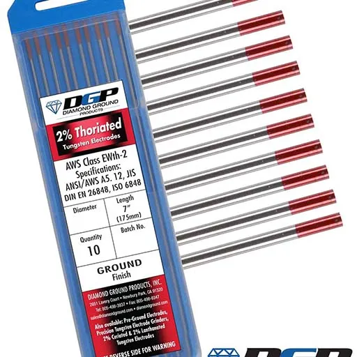 Diamond Ground Products TUNGSTEN 2% THOR 1/8 X 7 | TH2-1/8