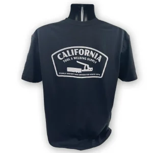 CALIFORNIA TOOL & WELDING SUPPLY T-SHIRT, STINGER, BLACK MEDIUM