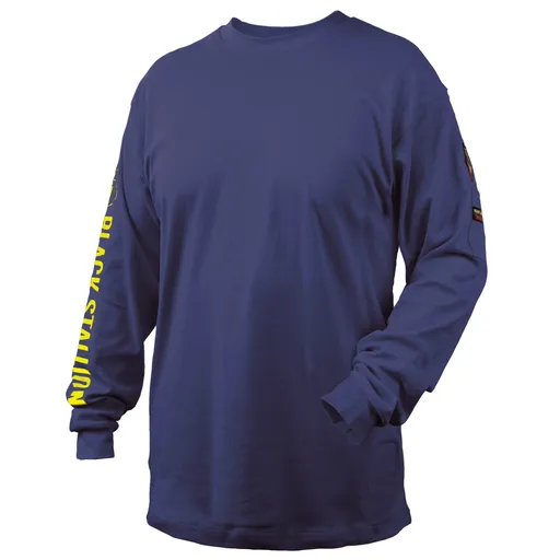Revco T-Shirt FR LS Navy 7 oz XL |TF2510-NV-XLG
