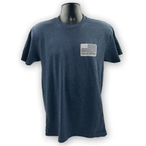 CALIFORNIA TOOL & WELDING SUPPLY T-SHIRT, STINGER, BLUE SMALL