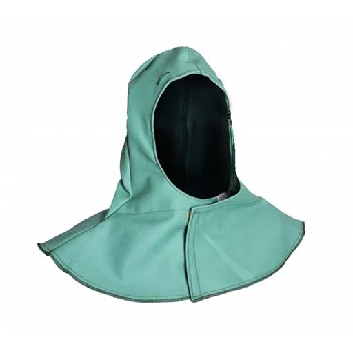 Elvin Safety Supply Welding Hood – FR Cotton Green Twill | H74GW001