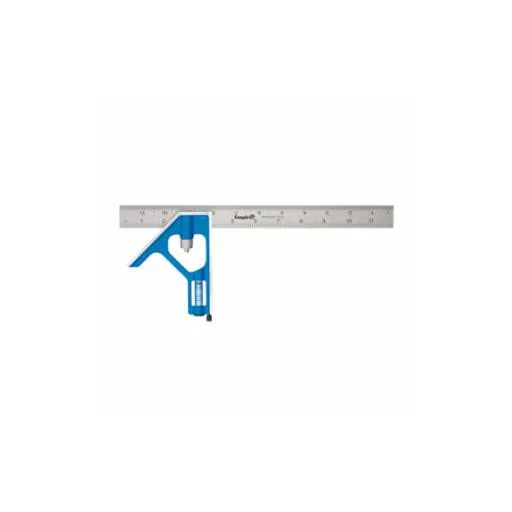 Empire Level True Blue Combination Squares – 12″ x 12″ – Steel | 272-E250