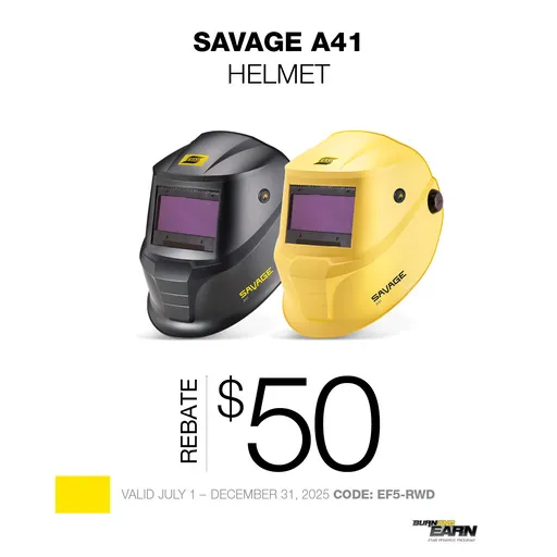ESAB Savage A41 Helmet, Black | 0700504100