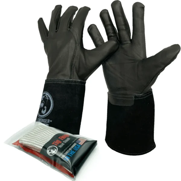 Weldmonger® TIG Glove & TIG Finger® Bundle (Black)