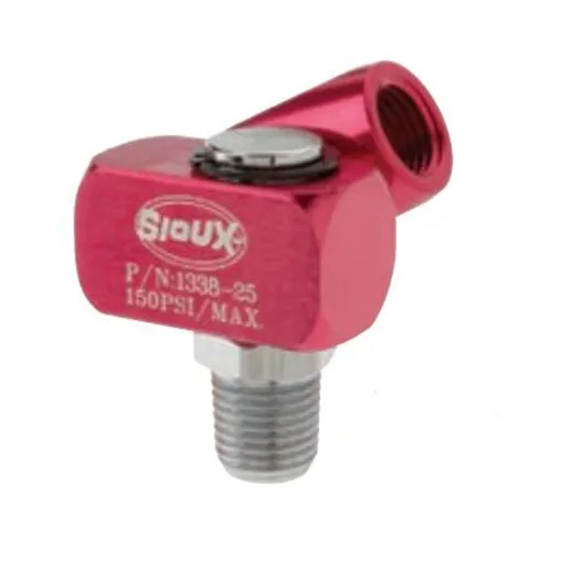 Sioux Assembly Accessories, Air Swivel Connector, 1/4″ | 1338-25