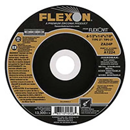 Flexon Depressed Center Wheel – 4-1/2 in – 13300 RPM | A1224