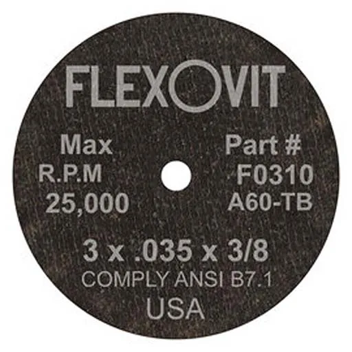 High Performance Cut-Off Wheel – 3 in | F0310