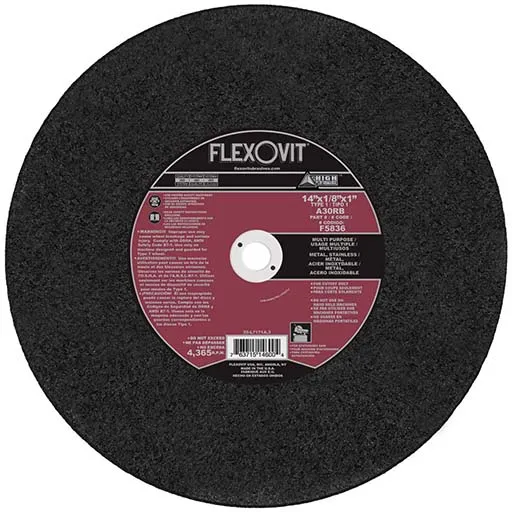 High Performance Saw Wheel – 4365 RPM | F5836