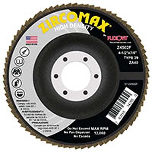 Zircotex Flap Disc – 7/8 in – 12000 rpm – 40 | Z4502F