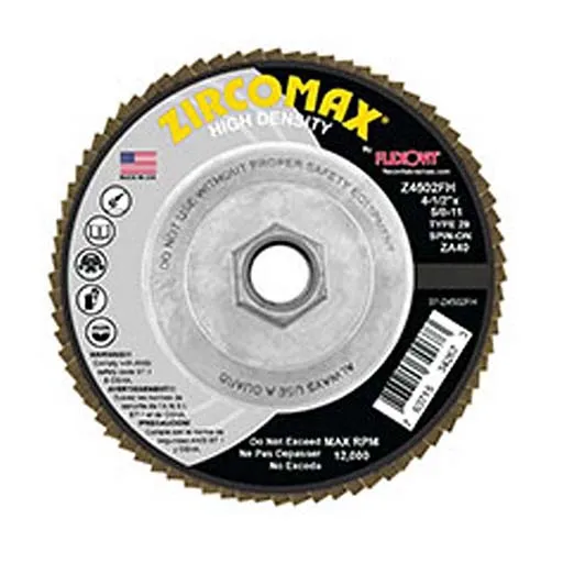 Zircotex Flap Disc – 5/8-11 in – 12000 rpm – ZA40 | Z4502FH