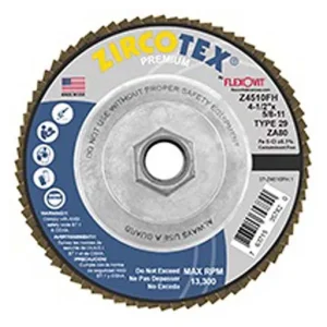 Zircotex Flap Disc – 5/8-11 in – 13300 rpm – ZA80 | Z4510FH