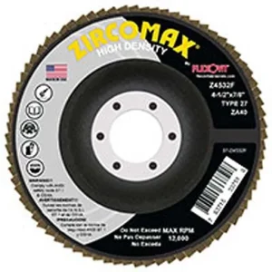 Zircotex Flap Disc – 7/8 in – 12000 rpm – 40 | Z4532F