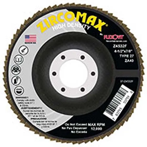 Zircotex Flap Disc – 7/8 in – 12000 rpm – 40 | Z4532F