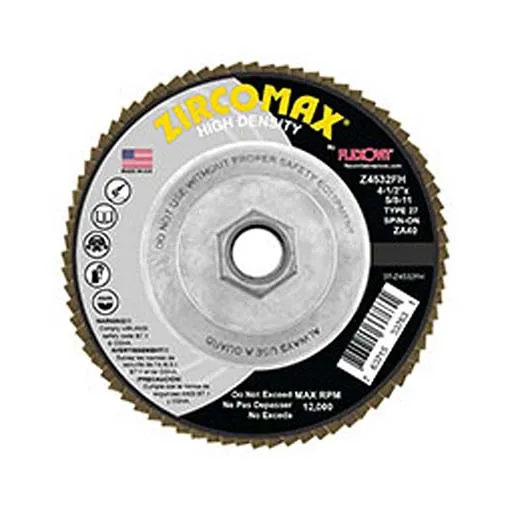 Zircotex Flap Disc – 5/8-11 in – 12000 rpm – 40 | Z4532FH