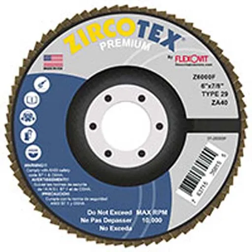 Zircotex Flap Disc – 7/8 in – ZA40 | Z6000F