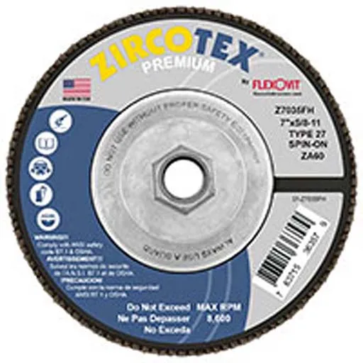 Zircotex Flap Disc – 5/8-11 in – ZA60 | Z7035FH
