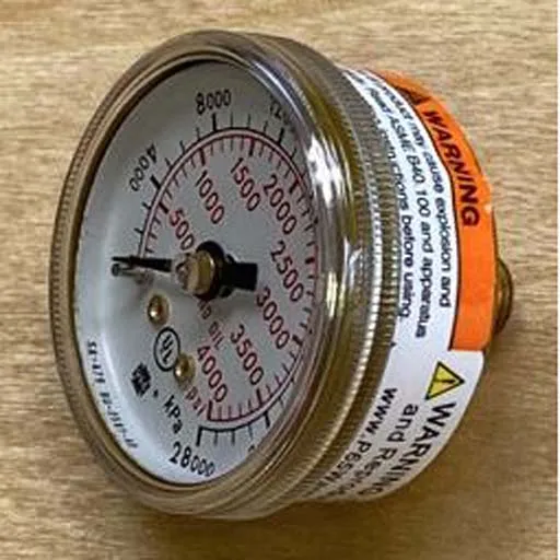Harris GAUGE 4000PSI 1/8 BACK MOUNT | 9001036