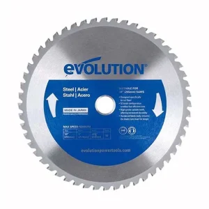 Evolution Mild Steel TCT Blade, 10″ Dia, 52T, 1″ Arbor, 5,200 RPM | 10BLADEST