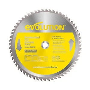 Evolution Stainless Steel TCT Blade, 14″ Dia, 90T, 1″ Arbor, 1,600 RPM | 14BLADESSN
