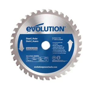 Evolution Mild Steel TCT Blade, 7″ Dia, 36T, 20 mm Arbor, 3,900 RPM | 180BLADEST