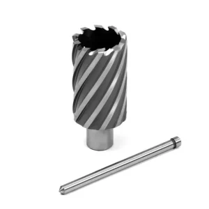 Evolution Annular HSS Cutter, 1″ W x 2″ D, w/ 3/4″ Weldon Shank and Pilot Pin | CC100L